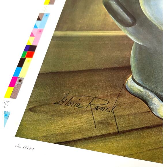 Gloria Ranck TIME OUT Signed ART Girls Room LG Print 23x17.5" Ladies Bathroom - Picture 2 of 5